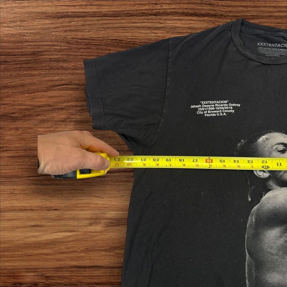 XXXTentacion T-Shirt Rap Tee Black Graphic Print Hip‎ Hop Music Large - Picture 5 of 7